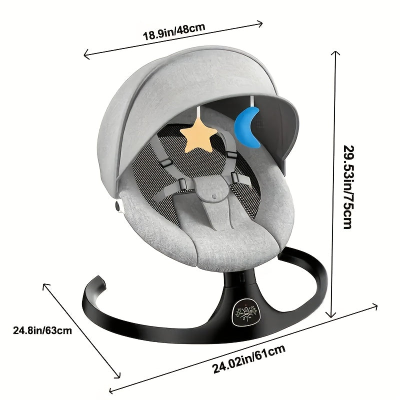 5-Speed Baby Rocking Chair with Music – Indoor & Outdoor Use