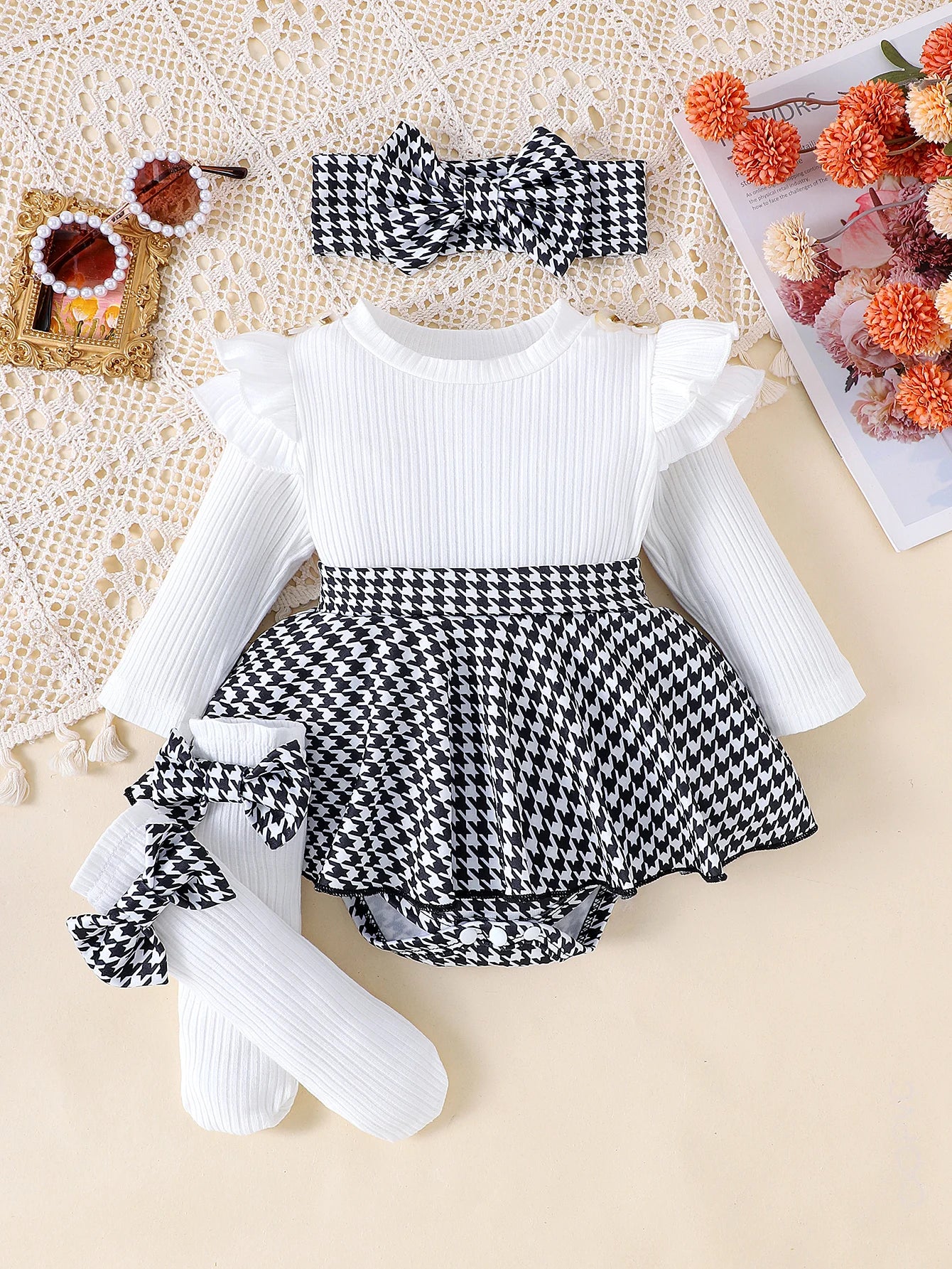 2PCS In Autumn, Baby Girls Aged 0-1,5 Years Old