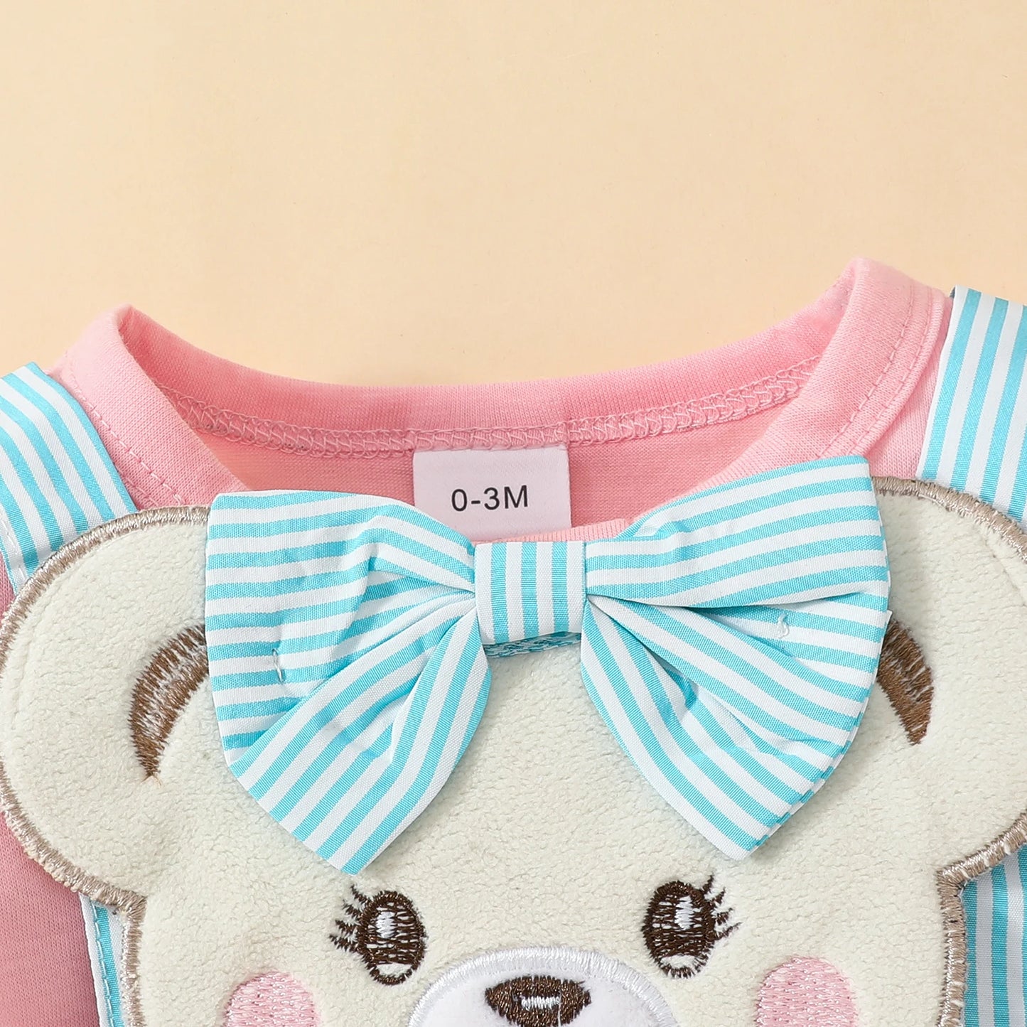 2 Pcs Baby Sweet Cute Cartoon Bear Short