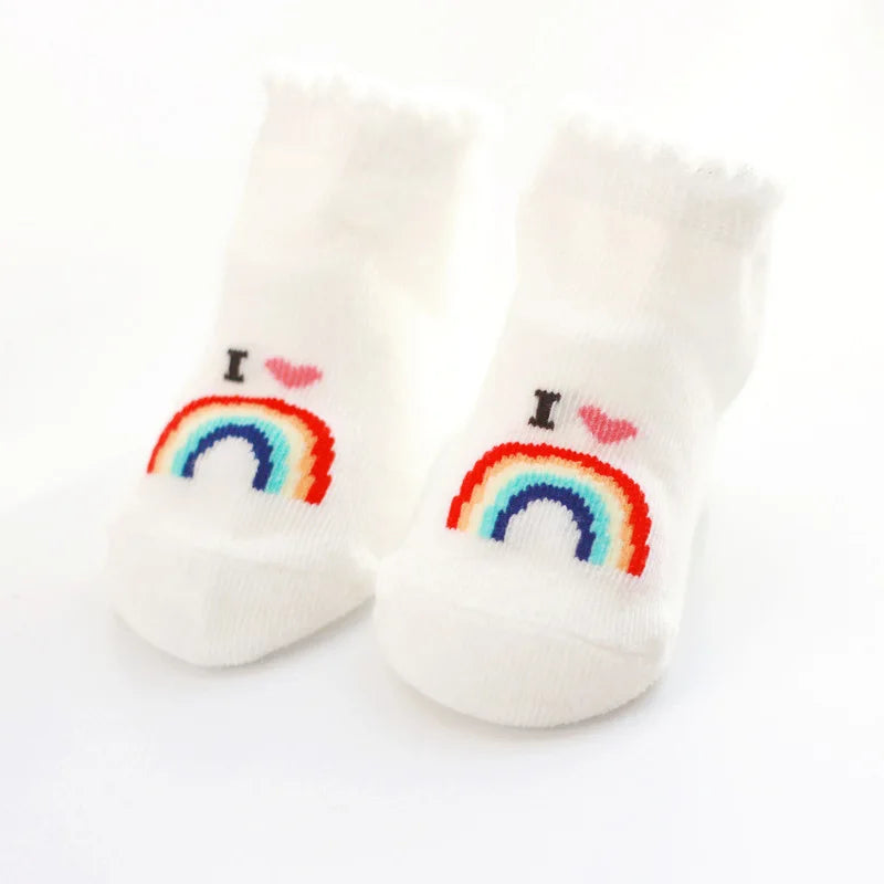 Spring Cotton Mini Cute White Sock