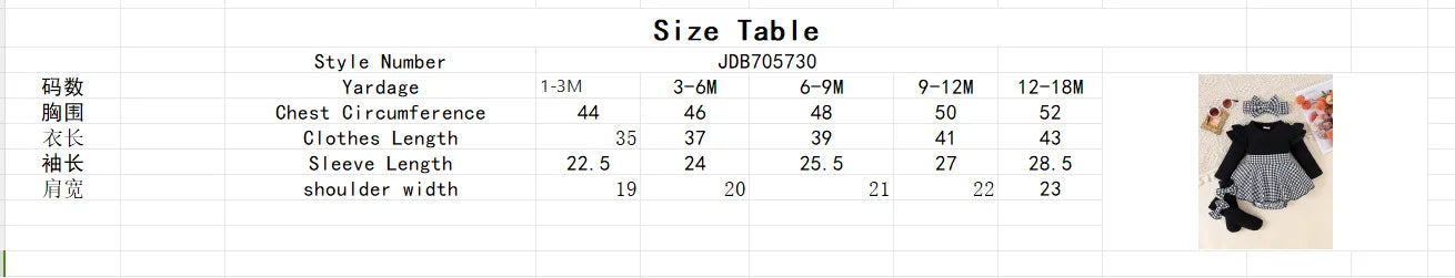 2PCS In Autumn, Baby Girls Aged 0-1,5 Years Old