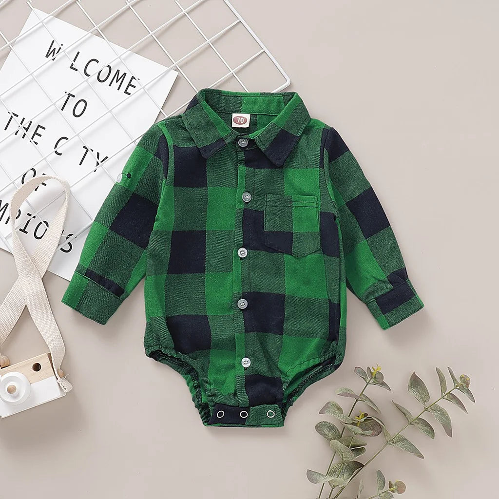 0-18 Months Newborn Baby Boy Bodysuit