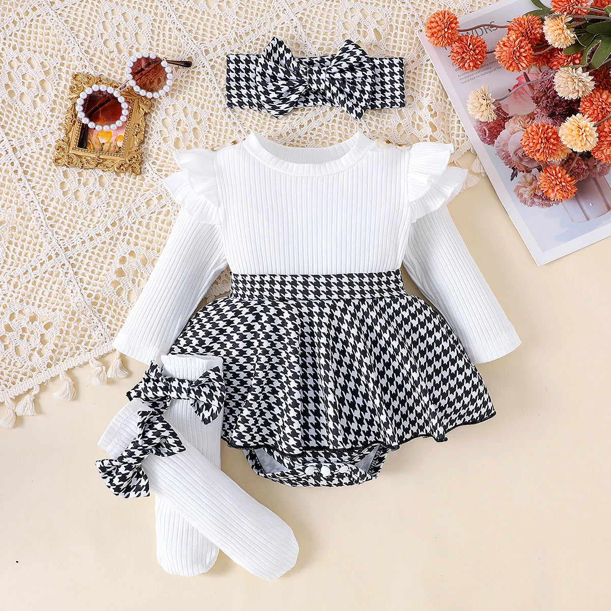 2PCS In Autumn, Baby Girls Aged 0-1,5 Years Old
