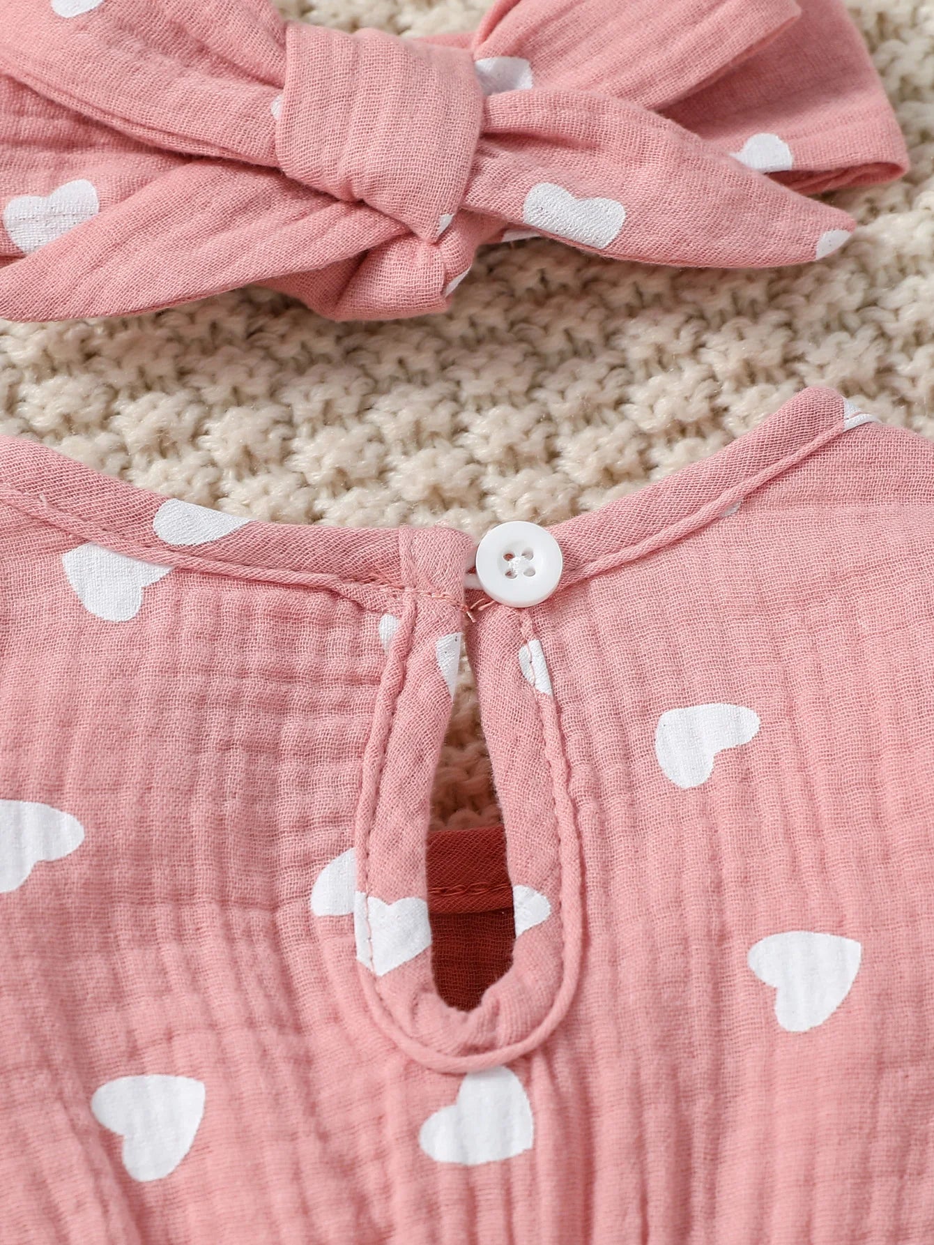 Baby Girl's All Seasons Long Sleeve Print Floral With Bow