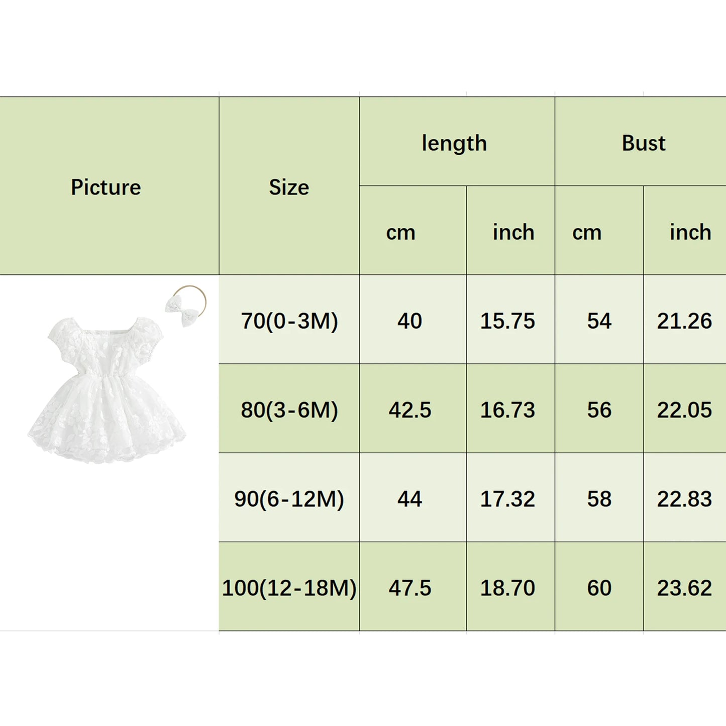Baby Girls Rompers Dress Flower Embroidered Puff Sleeve
