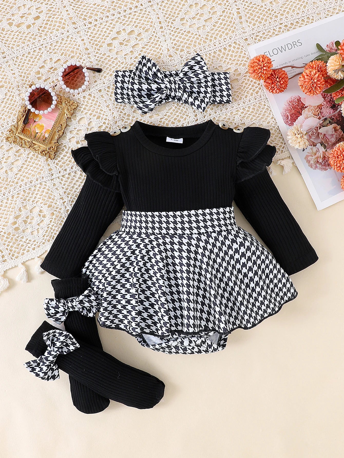 2PCS In Autumn, Baby Girls Aged 0-1,5 Years Old