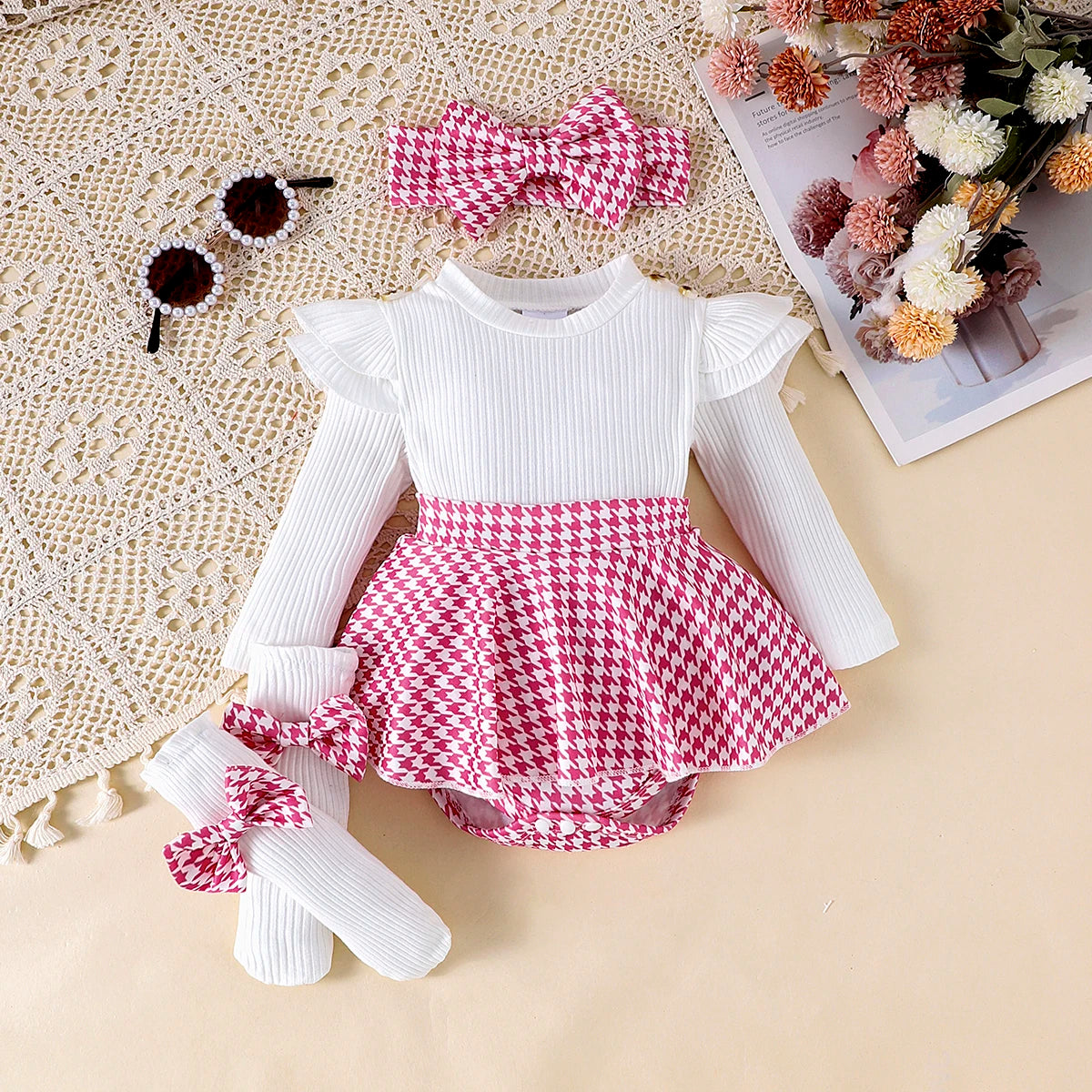 2PCS In Autumn, Baby Girls Aged 0-1,5 Years Old