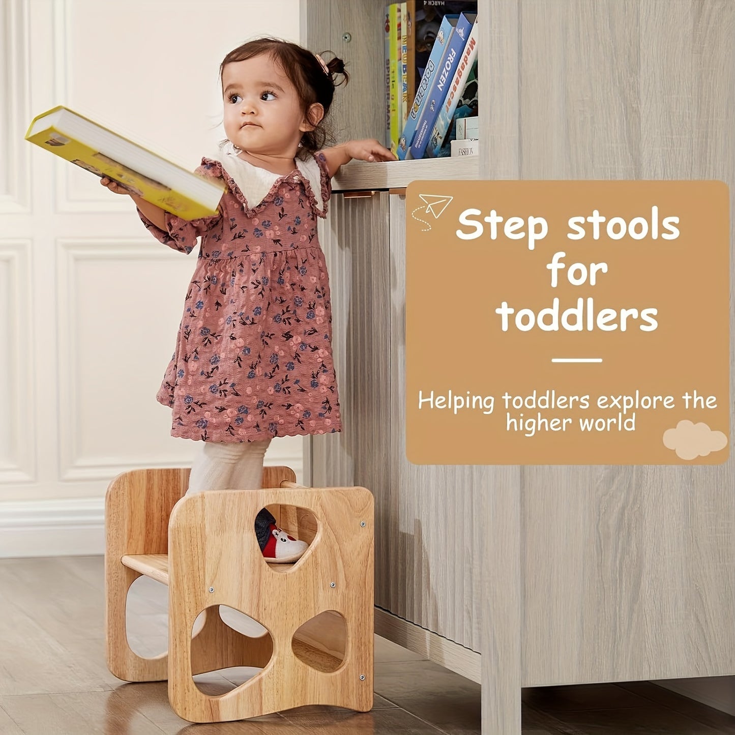 Rubberwood Toddler Table and Chair Set – Folding Kids Furniture