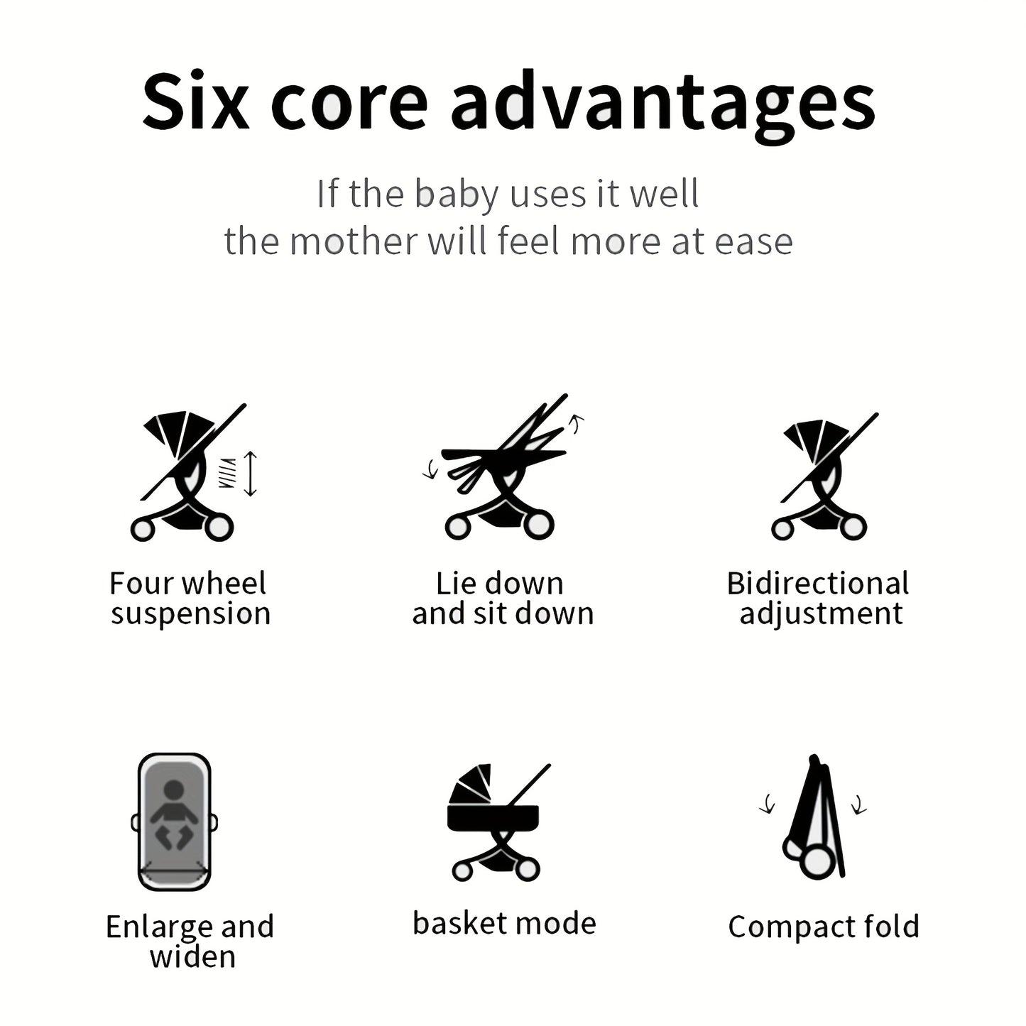 N&T™ FlexiRide 3-in-1 Travel System | Adjustable Stroller & Accessories Set