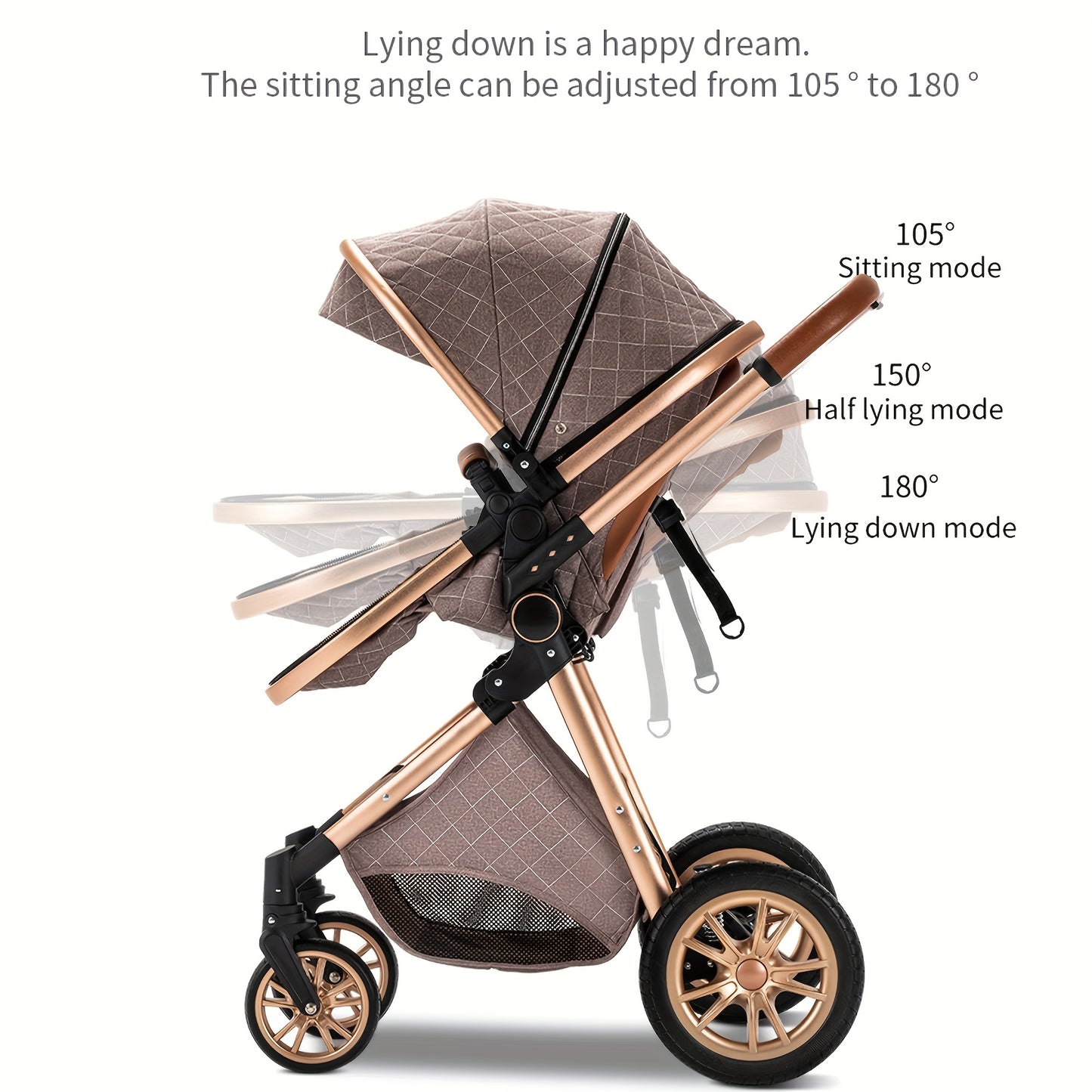 N&T™ FlexiRide 3-in-1 Travel System | Adjustable Stroller & Accessories Set