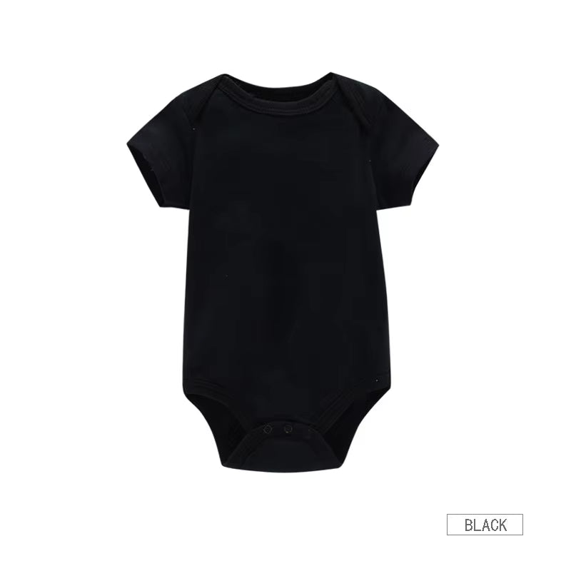 3Pcs/Lot Baby Clothes Boy/Girl Baby Bodysuit Summer Clothes Solid Color Romper Soft Cotton Jumpsuit for Newborns Clothing 2021