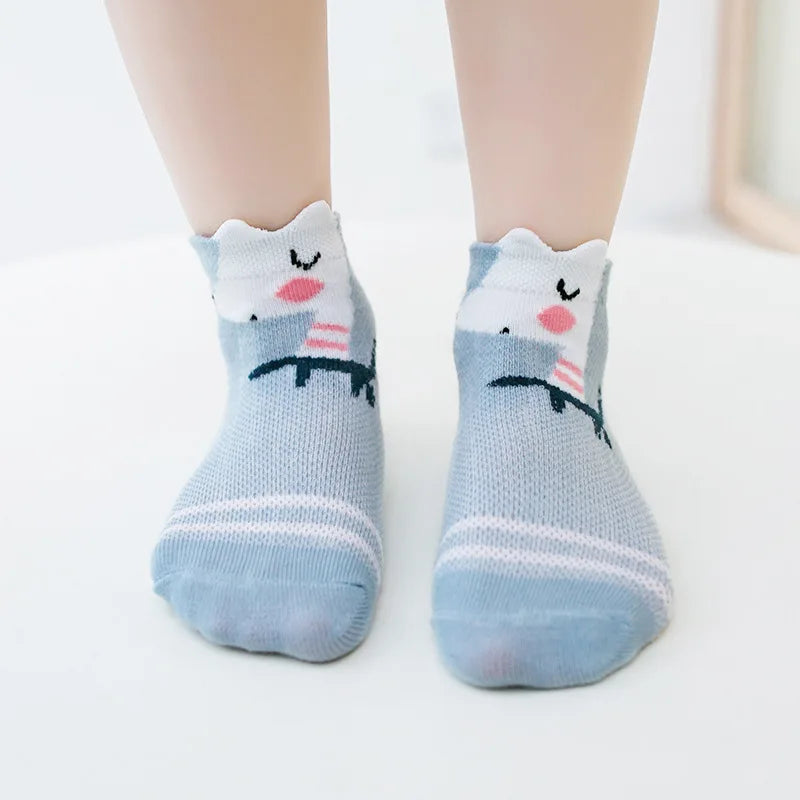 5Pairs/lot 0-2Y Infant Baby Socks