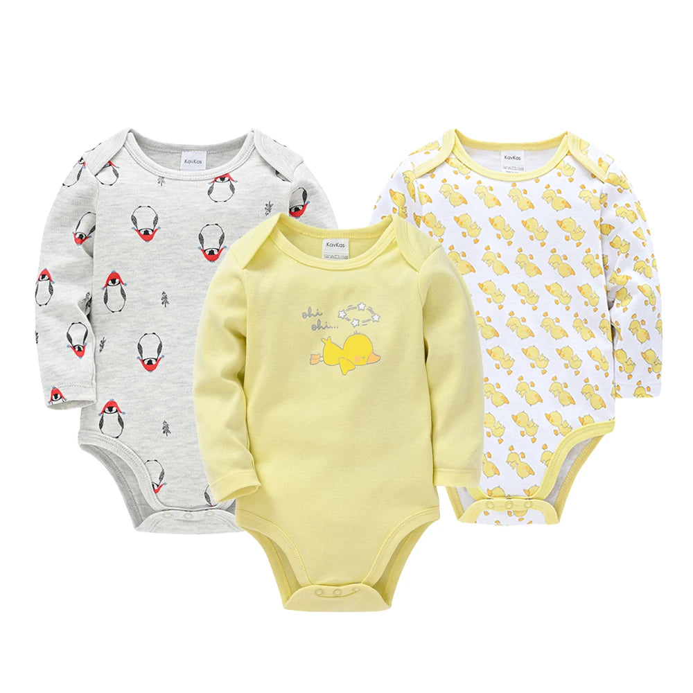 6 PCS 3 PCS Kavkas Baby Boys Girls Bodysuit