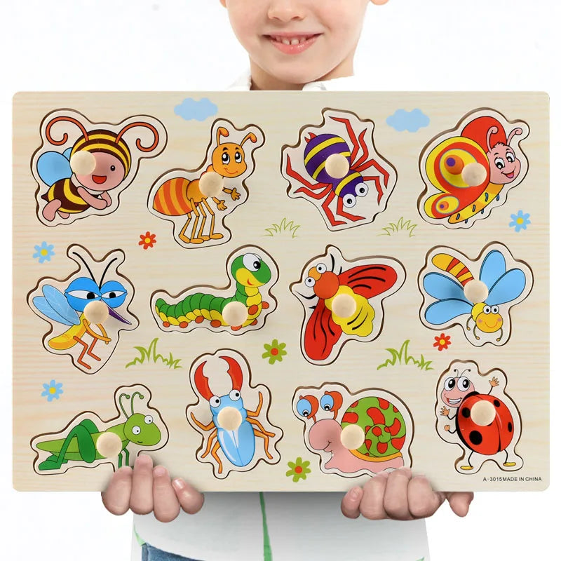 Montessori Wooden Puzzles Toys