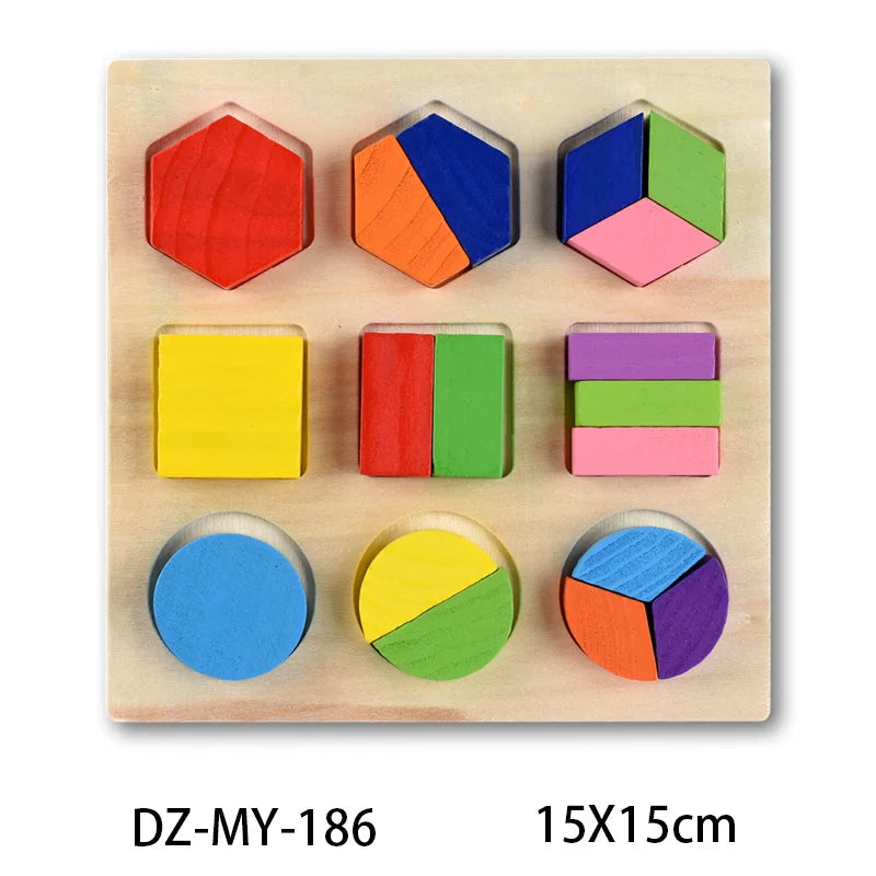 Montessori Wooden Puzzles Toys