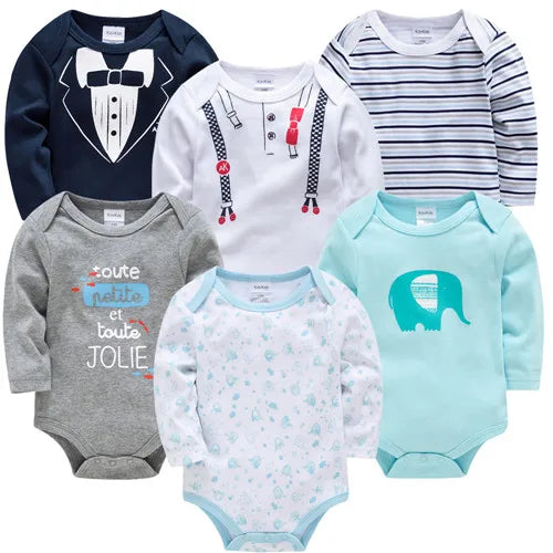 6 PCS 3 PCS Kavkas Baby Boys Girls Bodysuit