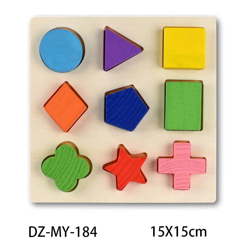 Montessori Wooden Puzzles Toys