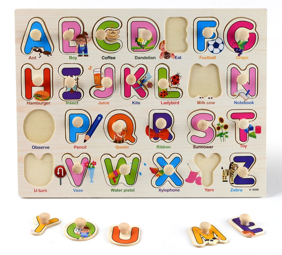 Montessori Wooden Puzzles Toys