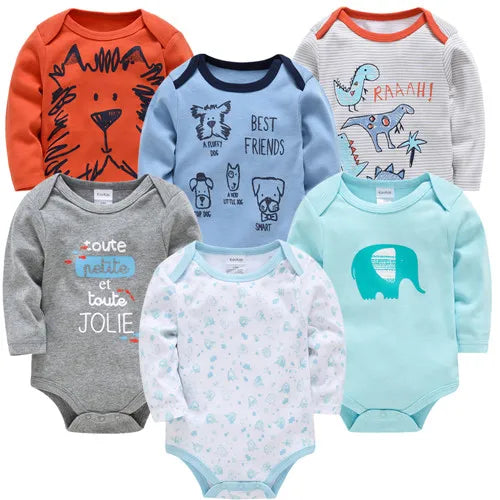 6 PCS 3 PCS Kavkas Baby Boys Girls Bodysuit