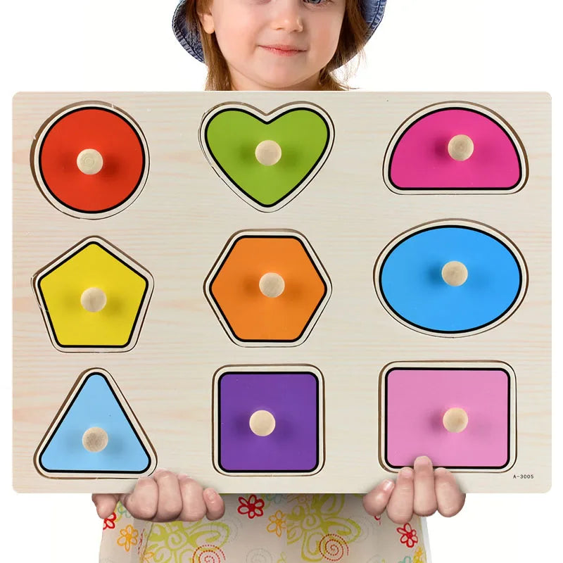 Montessori Wooden Puzzles Toys