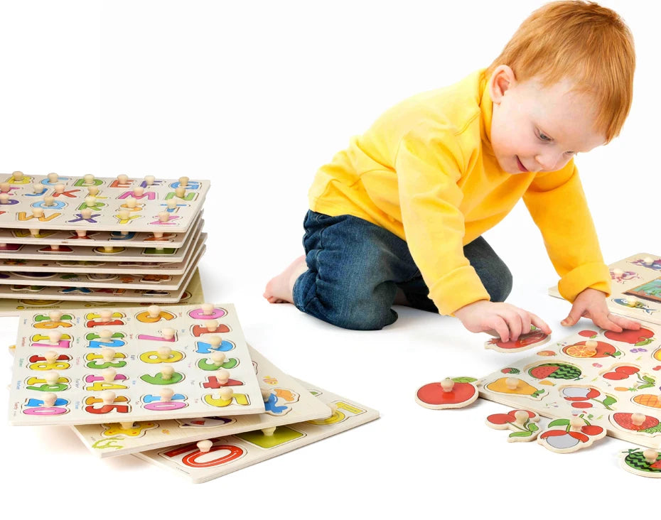 Montessori Wooden Puzzles Toys