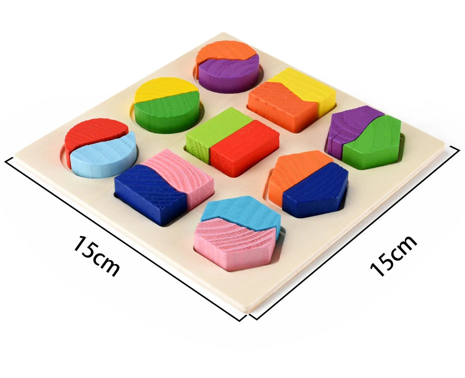 Montessori Wooden Puzzles Toys