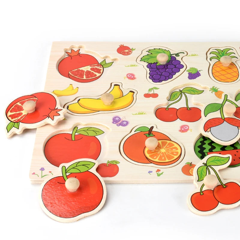 Montessori Wooden Puzzles Toys