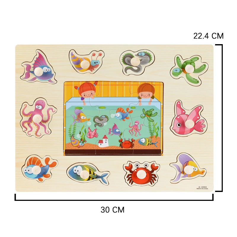 Montessori Wooden Puzzles Toys