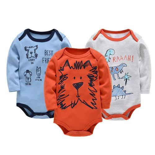 6 PCS 3 PCS Kavkas Baby Boys Girls Bodysuit