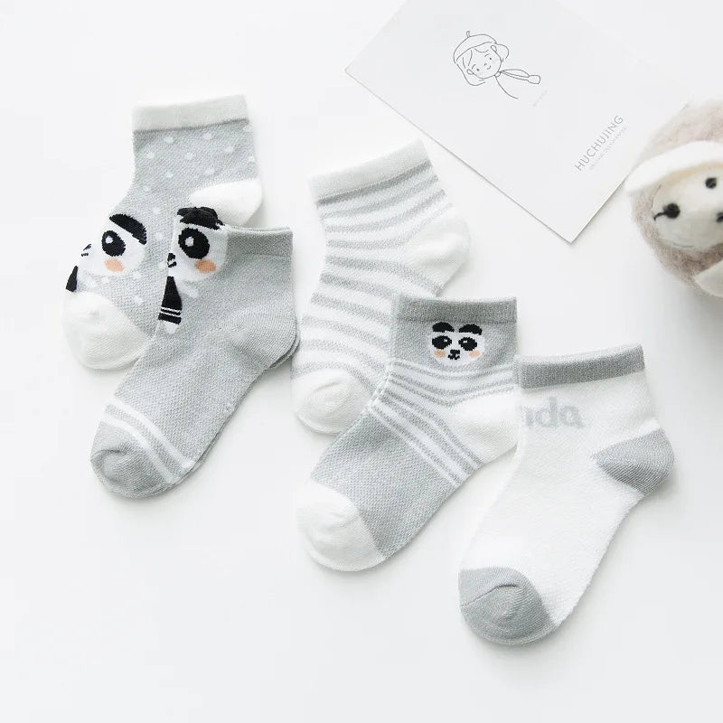 5Pairs/lot 0-2Y Infant Baby Socks