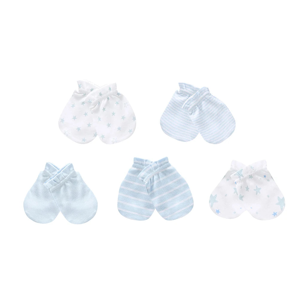 Newborn Boy Girl Hats and Mittens Sets Comfy