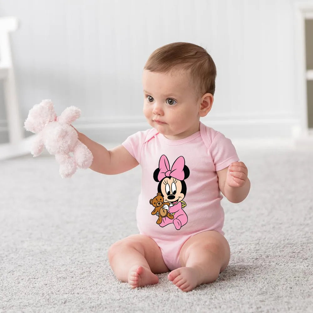 Cotton Baby Minnie Mouse Romper Disney