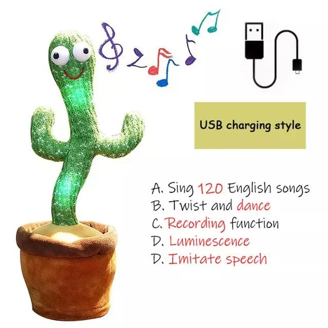 Rechargeable Dancer Cactus