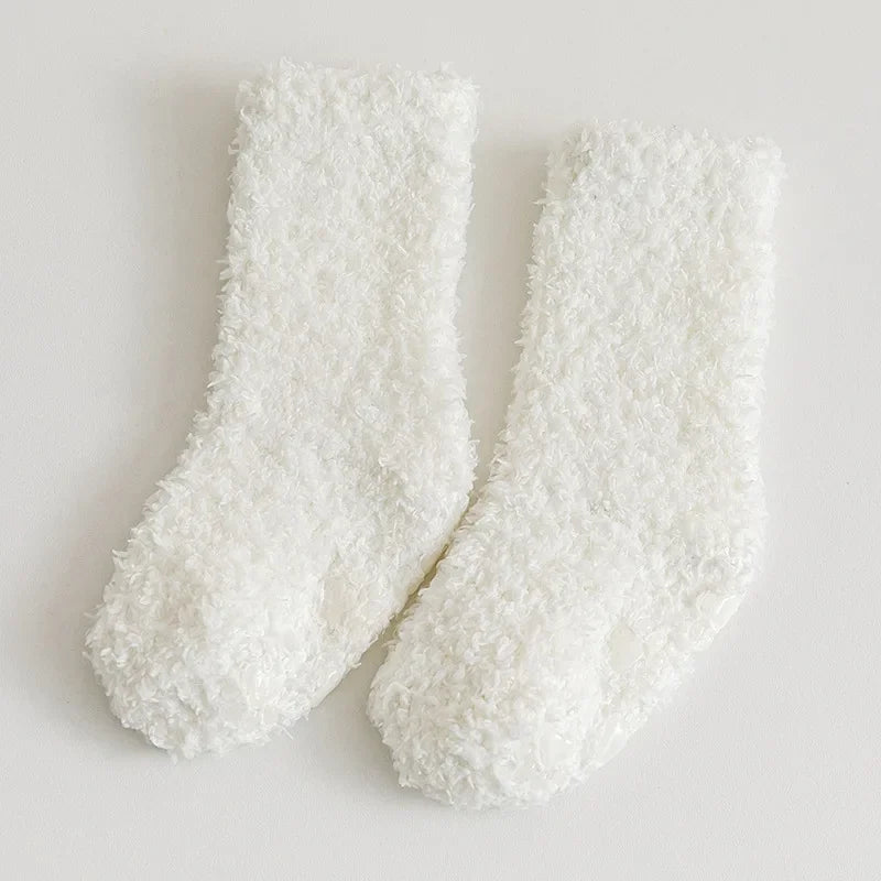 Winter Thick Newborn Socks Coral Fleece Warm