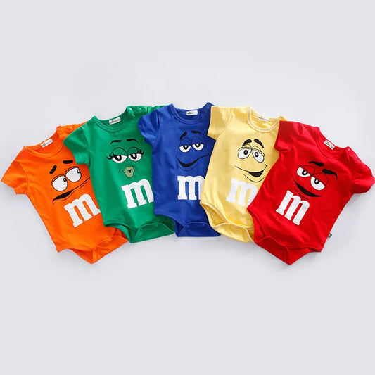 Thin Cotton 3-24M Newborn Short Sleeve Romper