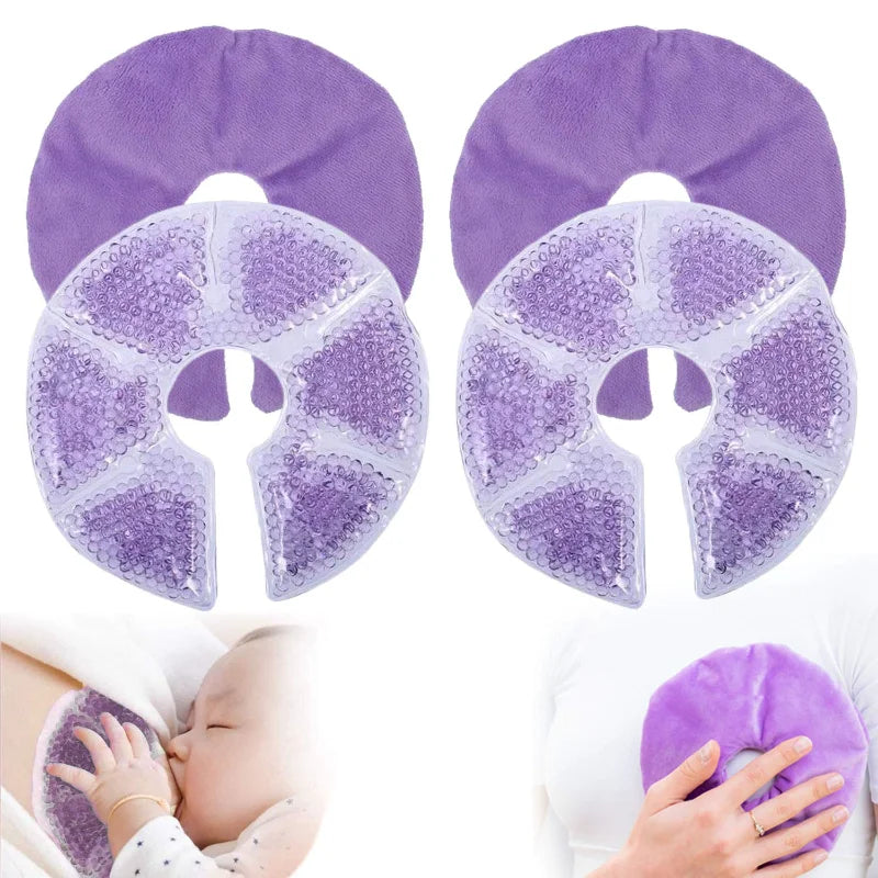 Breast Therapy Pads, Hot Cold Breastfeeding Gel Pads, Breastfeeding Recovery