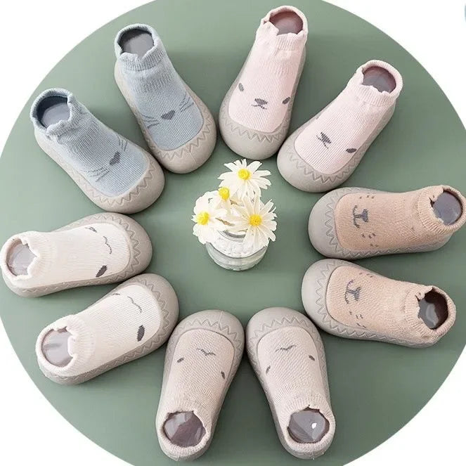 Baby Shoes Kids Soft Rubber Sole First Walkers