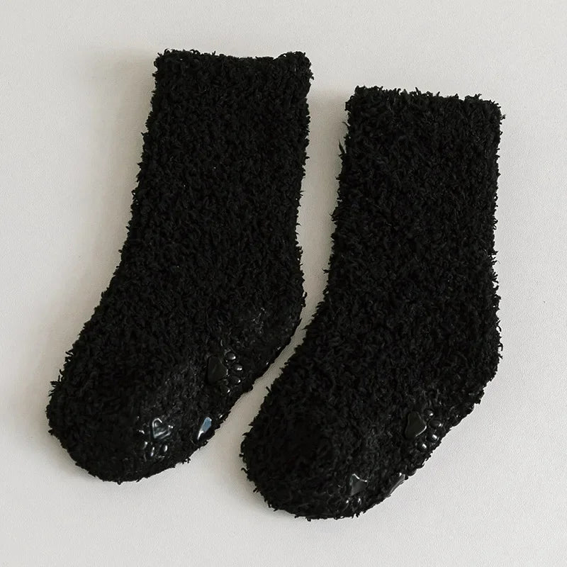 Winter Thick Newborn Socks Coral Fleece Warm