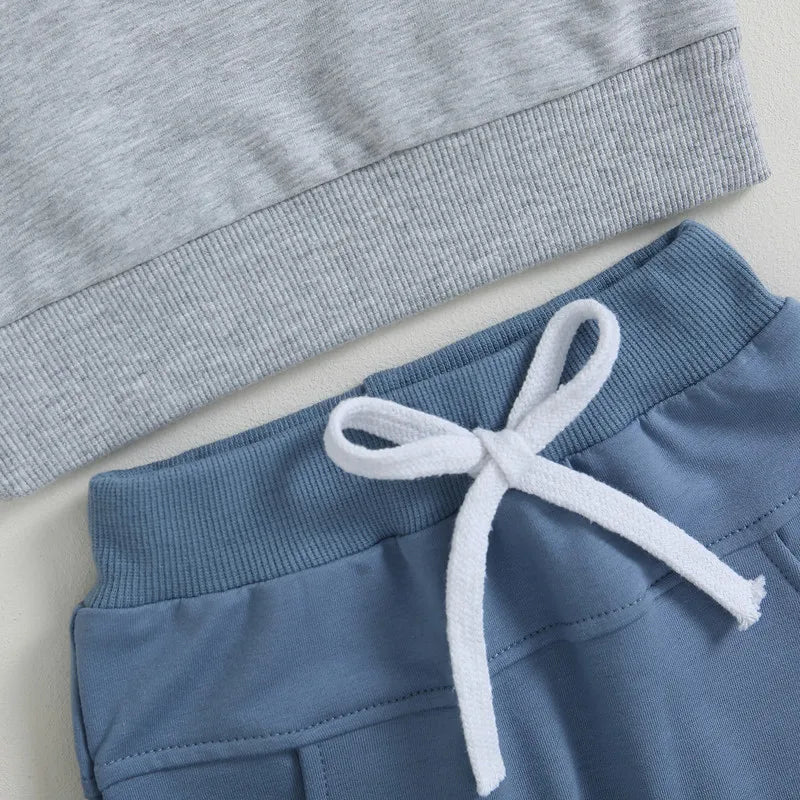 Newborn Baby Boy Pant Sets Autumn Clothes 2 Pieace