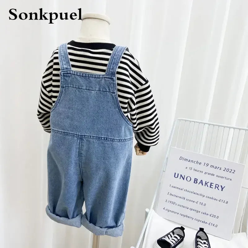 Children'S Overalls Pants Boys Fall Pants 2025