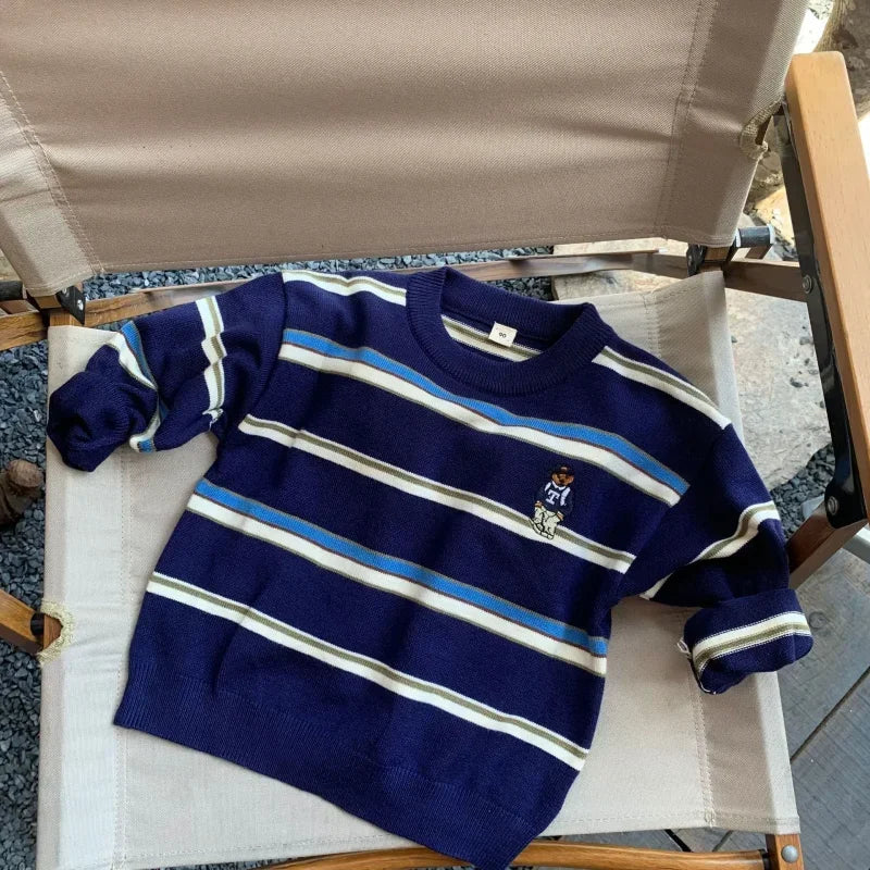 Children's Cute Bear Sweater Autumn