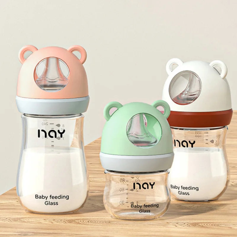 0-3 Month Glass Bottle Newborn Glass Feeding Bottle