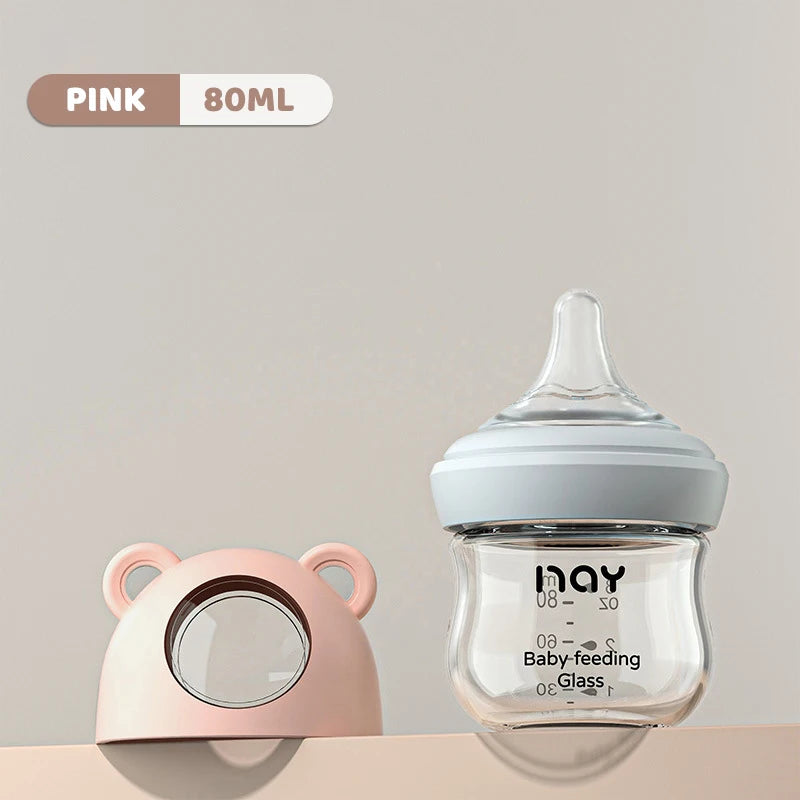 0-3 Month Glass Bottle Newborn Glass Feeding Bottle