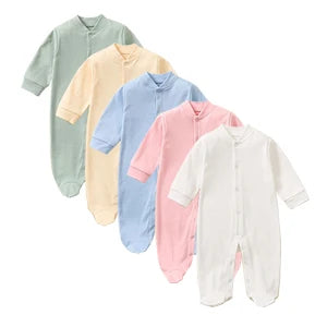 1-5 Pcs Promotion Limited Offer Cotton Newborn Baby Jumpsuits