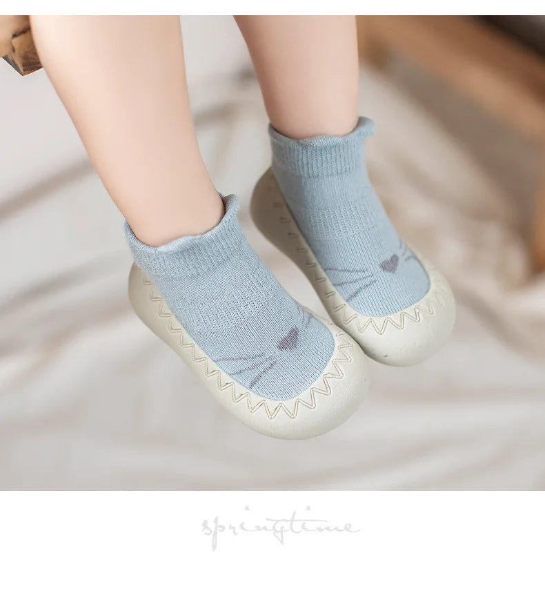 Baby Shoes Kids Soft Rubber Sole First Walkers