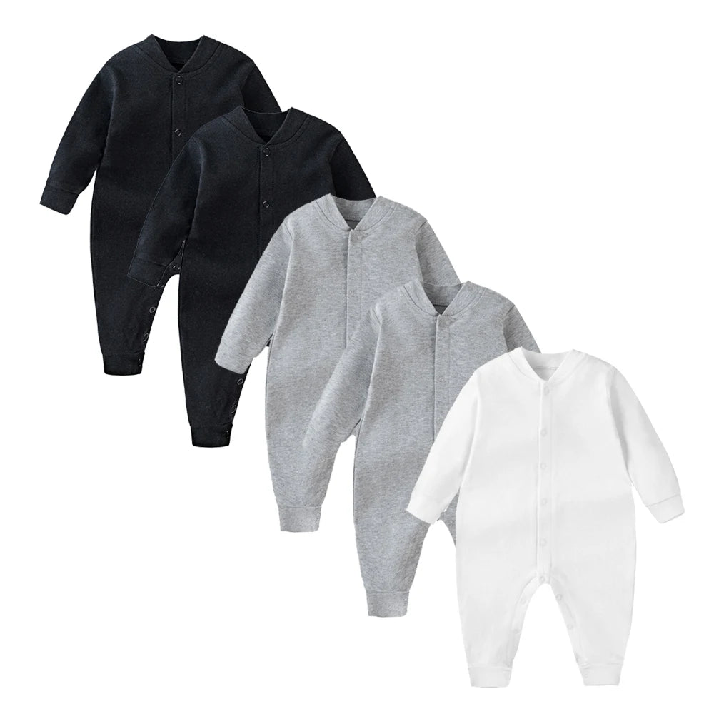 1-5 Pcs Promotion Limited Offer Cotton Newborn Baby Jumpsuits