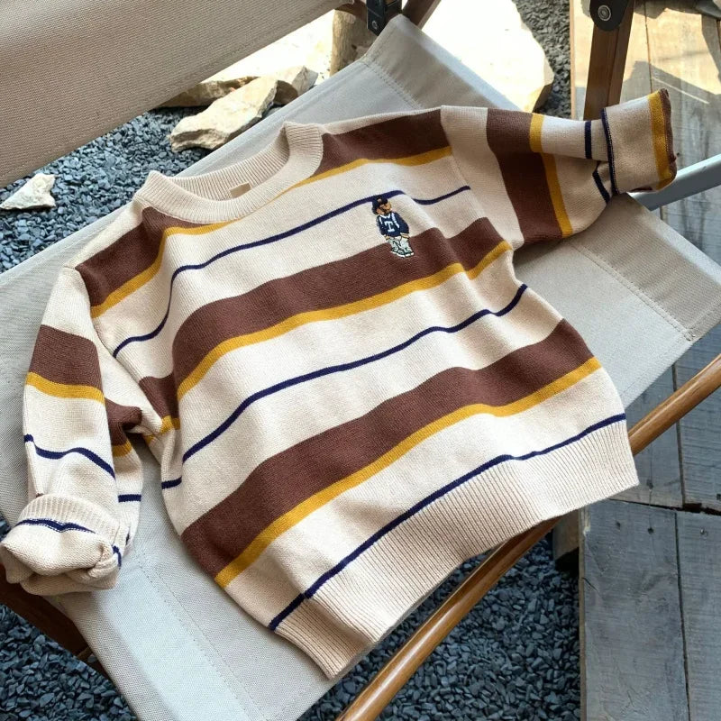 Children's Cute Bear Sweater Autumn