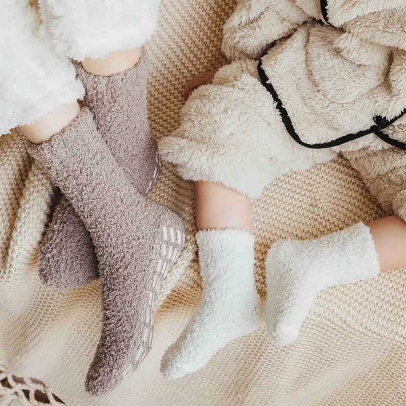 Winter Thick Newborn Socks Coral Fleece Warm