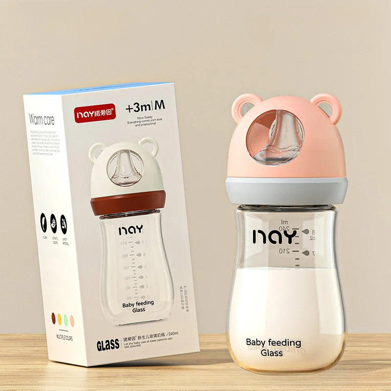 0-3 Month Glass Bottle Newborn Glass Feeding Bottle