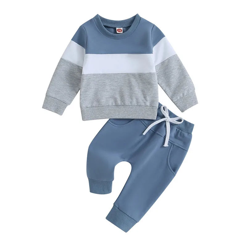 Newborn Baby Boy Pant Sets Autumn Clothes 2 Pieace